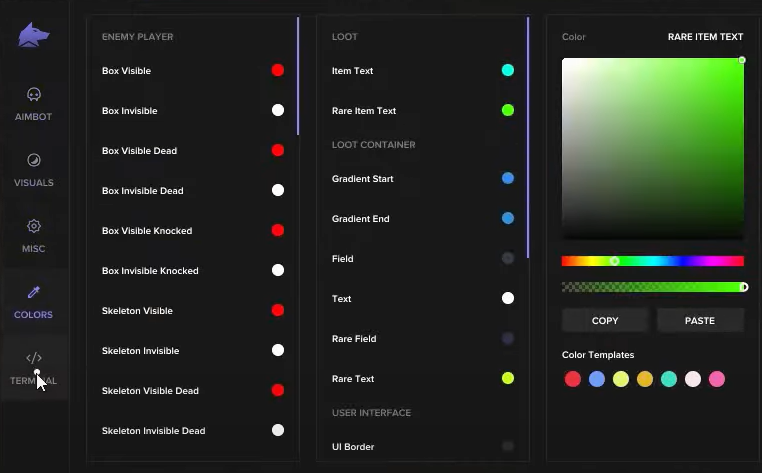 Advanced Customization Arena Breakout Mod Menu